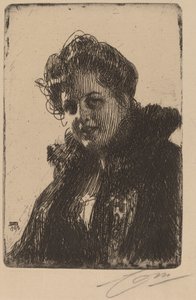 Pani. Granberg, 1903. autorstwa Anders Leonard Zorn