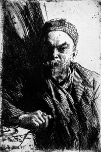Portret poety Paula Verlaine