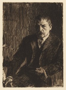 Autoportret II, 1904 autorstwa Anders Leonard Zorn