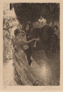 Walc, 1891. autorstwa Anders Leonard Zorn