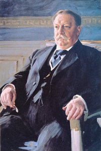 William H. Taft (1857-1930) (kolor lito) autorstwa Anders Leonard Zorn