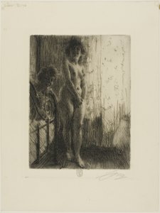 Ciemny zakątek autorstwa Anders Leonard Zorn