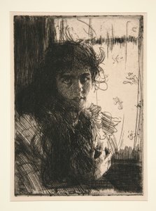 Irlandzka dziewczyna lub Annie autorstwa Anders Leonard Zorn
