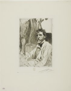 August Saint Gaudens I autorstwa Anders Leonard Zorn