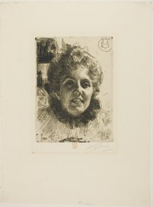 Aurore (Pani Aurore Klintberg z domu Oxenstierna, kierownik) autorstwa Anders Leonard Zorn