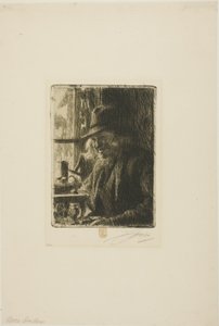 Bosl Anders, zegarmistrz w Mora autorstwa Anders Leonard Zorn
