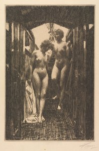 Kabina autorstwa Anders Leonard Zorn