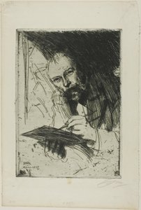 Carl Larsson autorstwa Anders Leonard Zorn