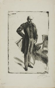 Pułkownik Lamont I (cała długość) autorstwa Anders Leonard Zorn