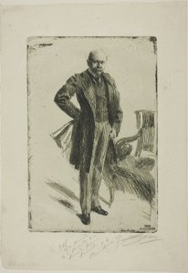 Pułkownik Lamont I (cała długość) autorstwa Anders Leonard Zorn