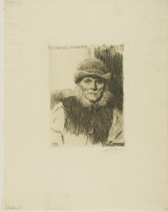Dalecarlian Chłop (Lavards Anders) autorstwa Anders Leonard Zorn