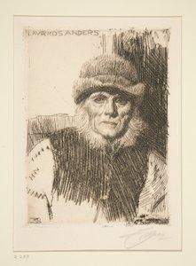 Dalecarlian Chłop autorstwa Anders Leonard Zorn