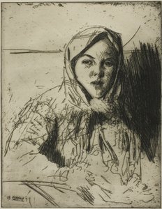 Emma, Dziewczyna z Mora autorstwa Anders Leonard Zorn