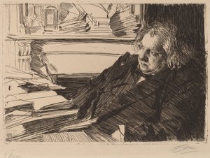 Ernest Rena autorstwa Anders Leonard Zorn