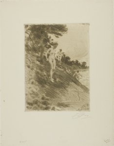 Przerażony autorstwa Anders Leonard Zorn