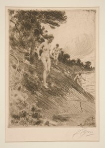 Przerażony autorstwa Anders Leonard Zorn