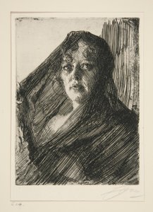 Gerda Lundequist autorstwa Anders Leonard Zorn