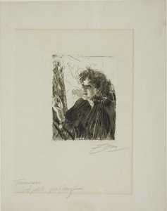 Dziewczyna z papierosem II autorstwa Anders Leonard Zorn