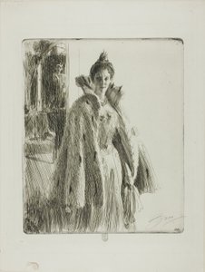 J.R.H. Księżniczka Ingeborg Szwecji II autorstwa Anders Leonard Zorn