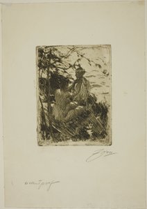 Na świeżym powietrzu autorstwa Anders Leonard Zorn