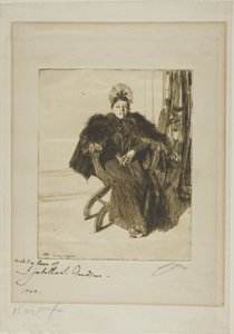 Izabela Gardner autorstwa Anders Leonard Zorn
