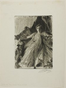 Maud Cassel (Pani Ashley) autorstwa Anders Leonard Zorn