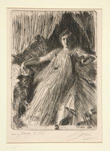Maud Cassel (Pani Ashley) autorstwa Anders Leonard Zorn