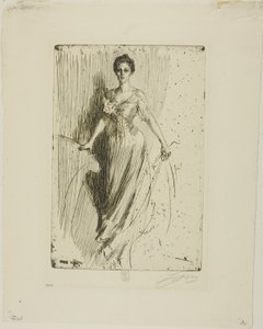 panna Lurman autorstwa Anders Leonard Zorn
