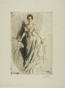 panna Lurman autorstwa Anders Leonard Zorn