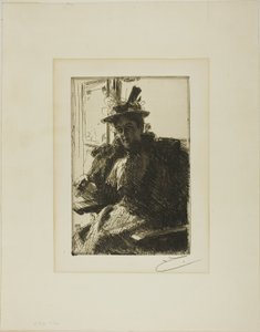 Pani Zbroja autorstwa Anders Leonard Zorn