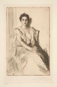 Pani Grover Cleveland II autorstwa Anders Leonard Zorn