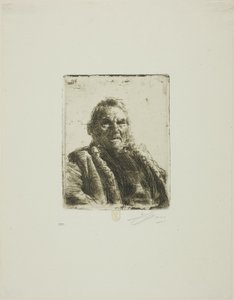 Stary żołnierz („Książę”) autorstwa Anders Leonard Zorn