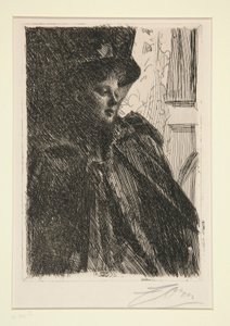 Olga Bratt autorstwa Anders Leonard Zorn