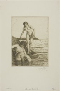 Na wyspie Hemsö autorstwa Anders Leonard Zorn