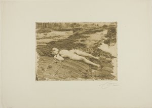 Na piaskach autorstwa Anders Leonard Zorn