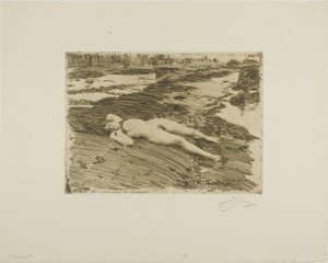 Na piaskach autorstwa Anders Leonard Zorn