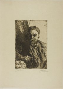 Paweł Verlaine II autorstwa Anders Leonard Zorn