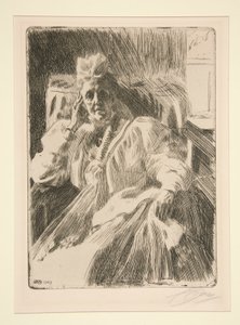 Królowa Zofia autorstwa Anders Leonard Zorn