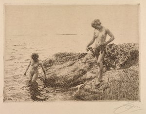 Szkiery Nadmorskie autorstwa Anders Leonard Zorn
