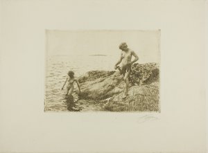 Szkiery Nadmorskie autorstwa Anders Leonard Zorn