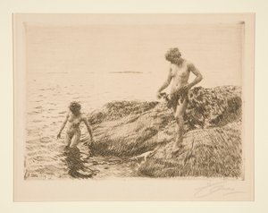 Szkiery Nadmorskie autorstwa Anders Leonard Zorn