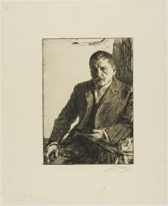 Autoportret 1904 II autorstwa Anders Leonard Zorn