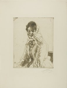 Dziewczyna ze Skery autorstwa Anders Leonard Zorn