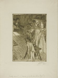 Niedzielny poranek autorstwa Anders Leonard Zorn