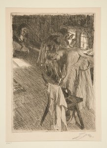 Niedzielny poranek autorstwa Anders Leonard Zorn