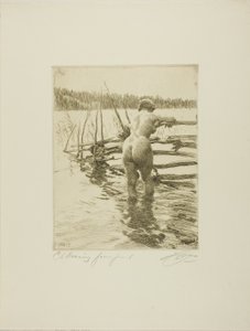 Płot autorstwa Anders Leonard Zorn