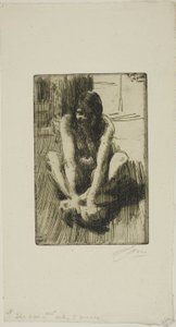 Żaba autorstwa Anders Leonard Zorn
