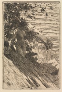 Wielki Kąpiący autorstwa Anders Leonard Zorn