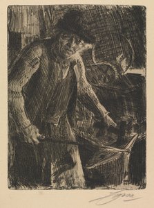 Mistrz-kowal autorstwa Anders Leonard Zorn
