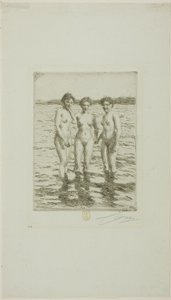 Trzy Gracje autorstwa Anders Leonard Zorn